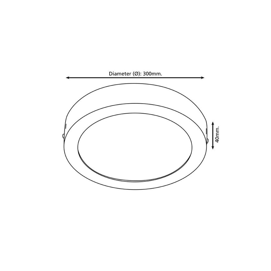 Eglo 94535 - Plafón LED FUEVA 1 LED/22W/230V