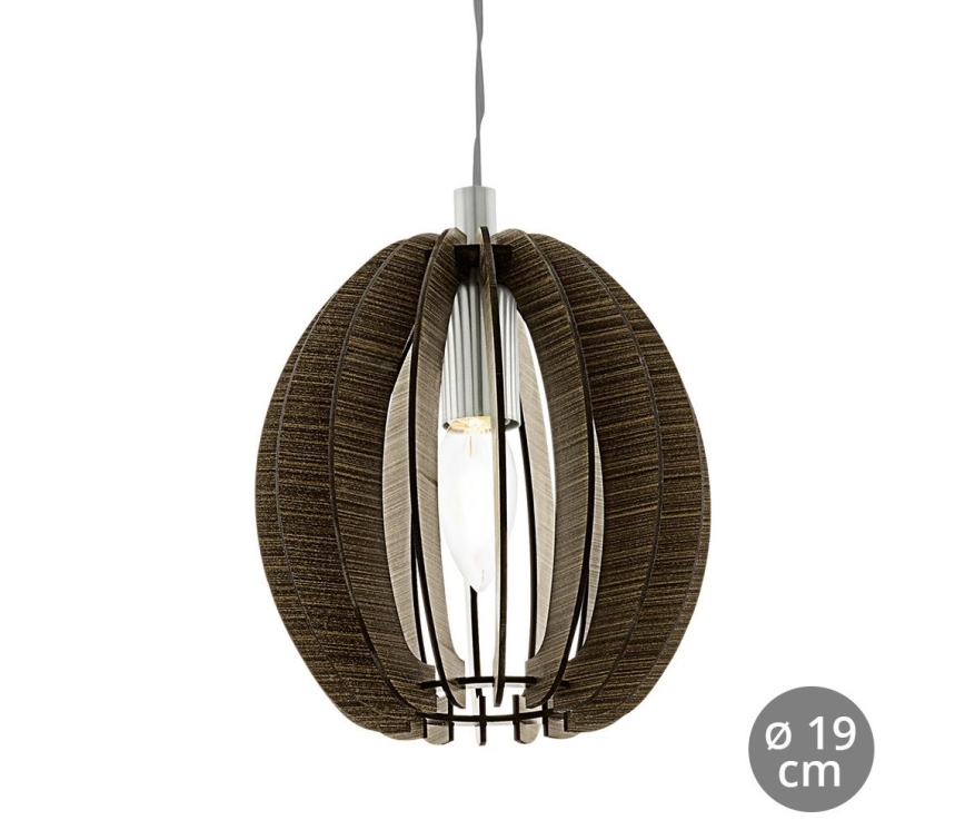 Eglo 94639 - Lámpara colgante COSSANO 1xE14/40W/230V