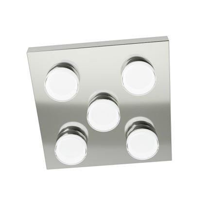 Eglo - LED Plafón para el baño 5xLED/4,5W/230V IP44
