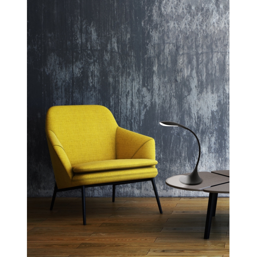 Eglo - Lámpara de mesa LED regulable LED/4,5W/230V negra