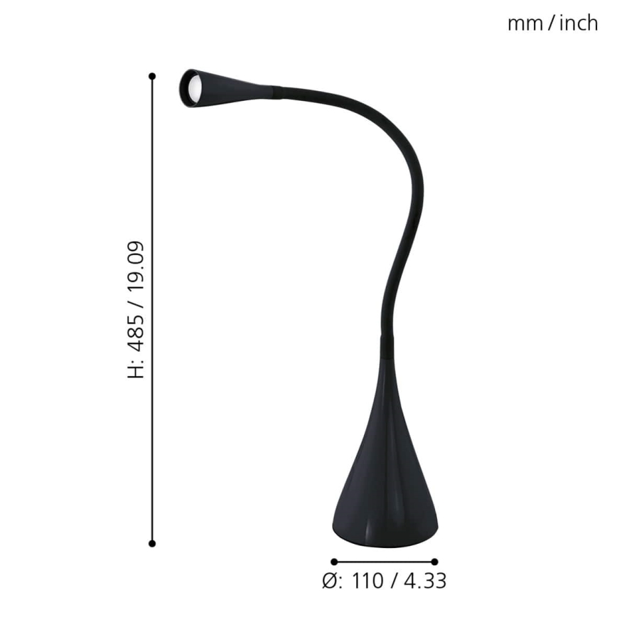 Eglo - Lámpara LED de mesa 1xLED/3,5W/230V