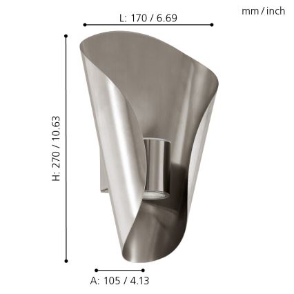 Eglo 94779 - Lámpara LED exterior BOSARO 2xLED/2,5W/230V IP44