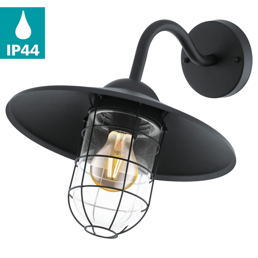 Eglo - Lámpara exterior 1xE27/60W/230V IP44