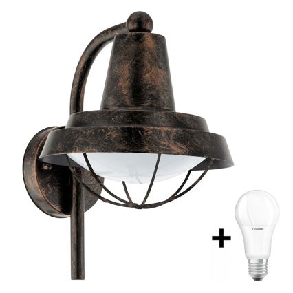 Eglo 94838 - LED Lámpara exterior COLINDRES 1xE27/10W/230V IP44