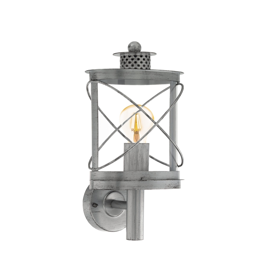 Eglo 94865 - Luminaria de exterior HILBURN 1xE27/60W/230V IP44