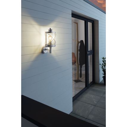 Eglo 94865 - Luminaria de exterior HILBURN 1xE27/60W/230V IP44