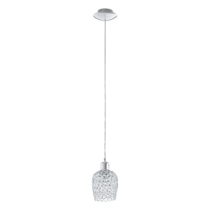Eglo - Lámpara colgante cristal 1xE27/60W/230V