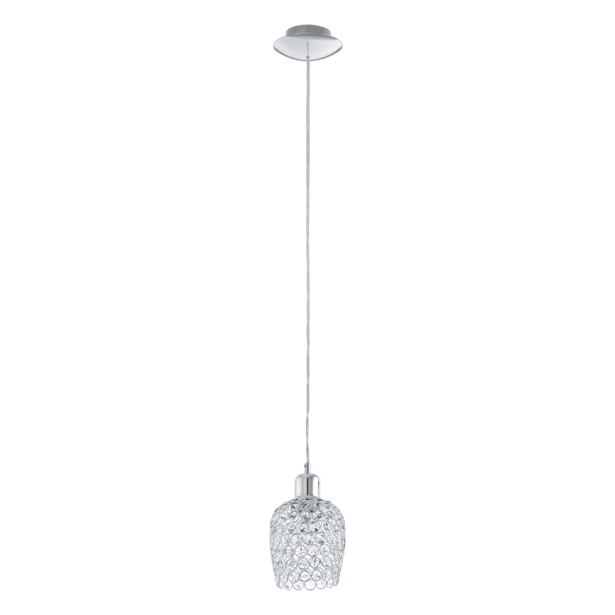 Eglo - Lámpara colgante cristal 1xE27/60W/230V