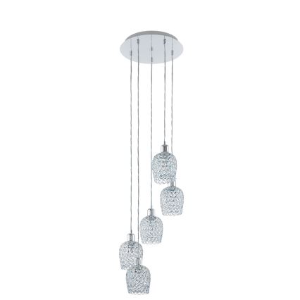 Eglo - Lámpara colgante 5xE27/60W/230V