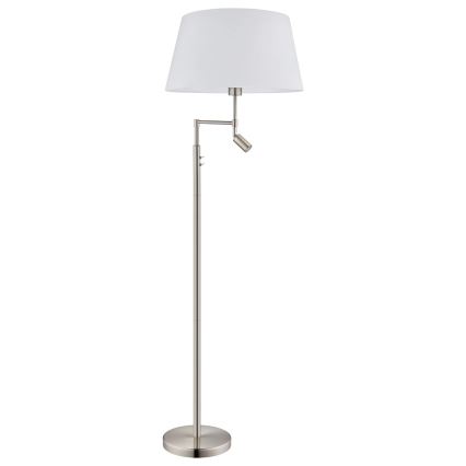 Eglo - Lámpara de pie 1xE27/60W + 1xLED/2,1W