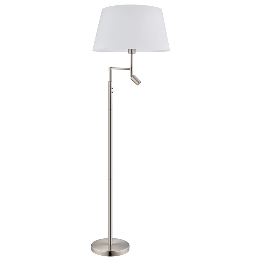 Eglo - Lámpara de pie 1xE27/60W + 1xLED/2,1W
