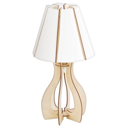 Eglo 94951 - Lámpara de mesa COSSANO 1xE27/60W/230V
