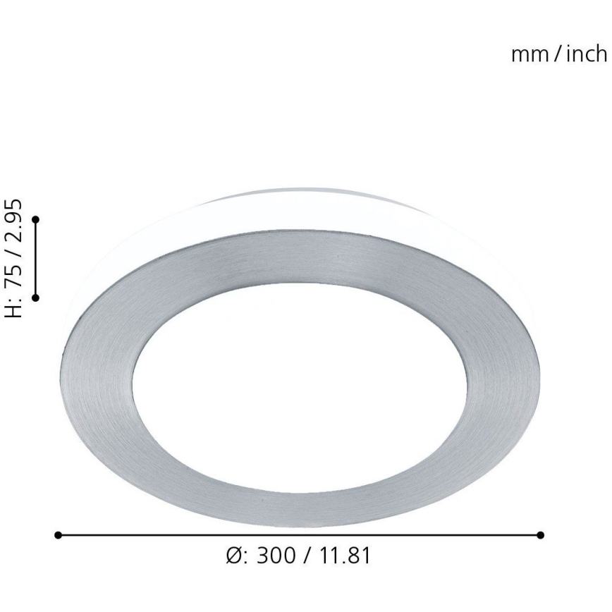 Eglo - Iluminación LED para el baño LED 1xLED/11W/230V IP44