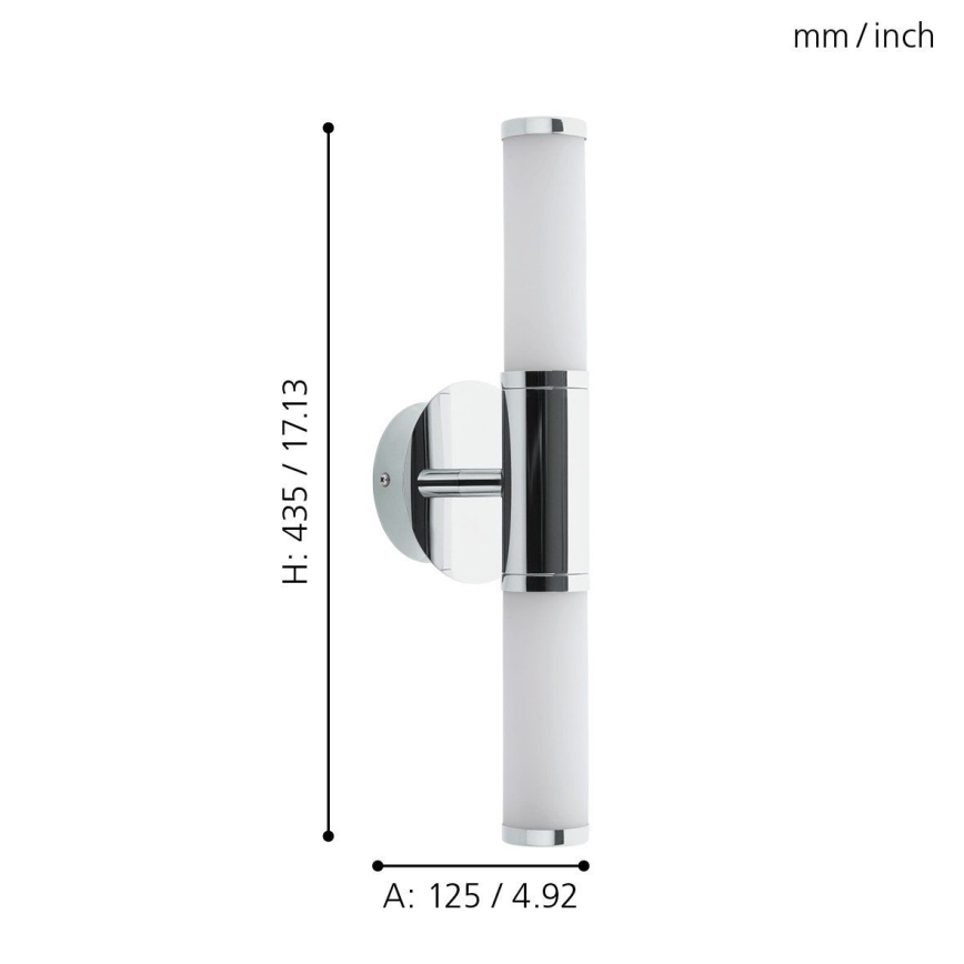 Eglo - Lámpara de baño LED 2xLED/4,5W/230V IP44