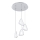 Eglo 95219 - Lámpara colgante LED AMONDE 5xLED/6W/230V