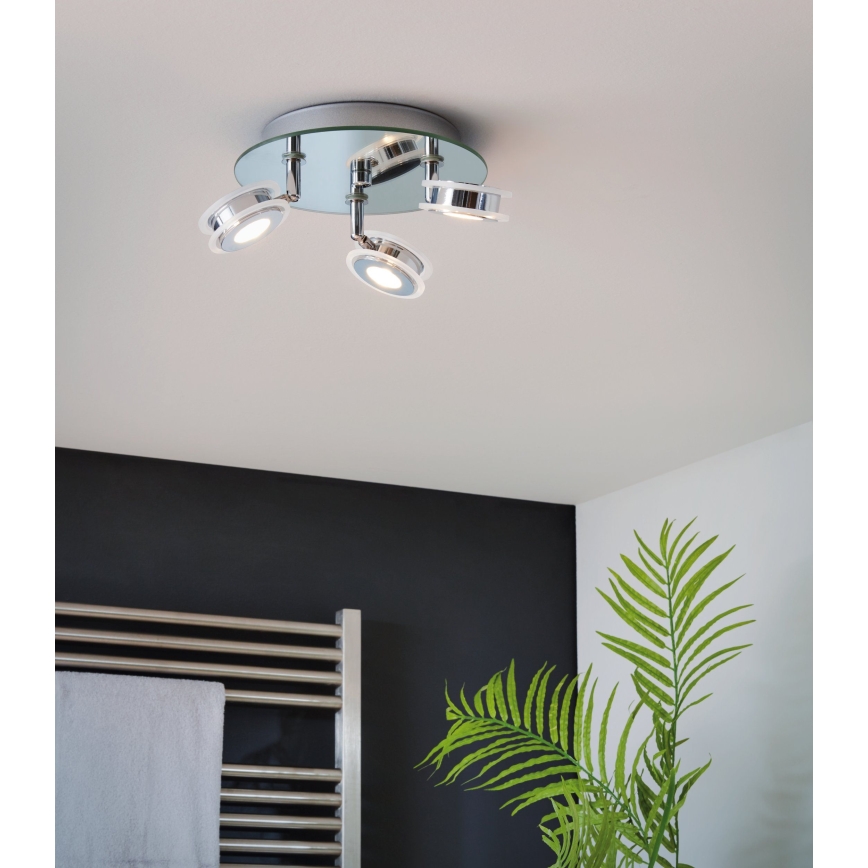 Eglo 95279 - Foco LED para el baño AGUEDA 3xLED/3,3W/230V IP44