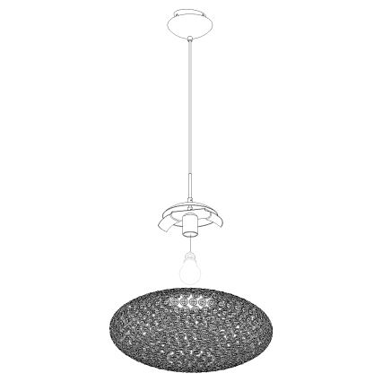 Eglo - Lámpara colgante 1xE27/60W/230V