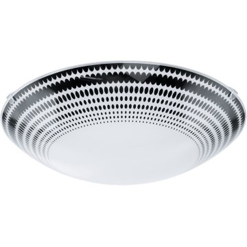 Eglo 95291 - Lámpara de techo LED MAGITTA LED/16W/230V Ø 31,5 cm negro/blanco