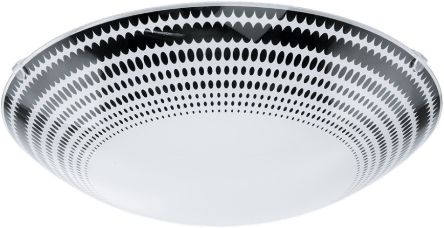 Eglo 95291 - Lámpara de techo LED MAGITTA LED/16W/230V Ø 31,5 cm negro/blanco