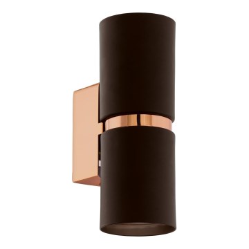 Eglo 95371 - Aplique de pared LED PASSA 2xGU10-LED/4W/230V