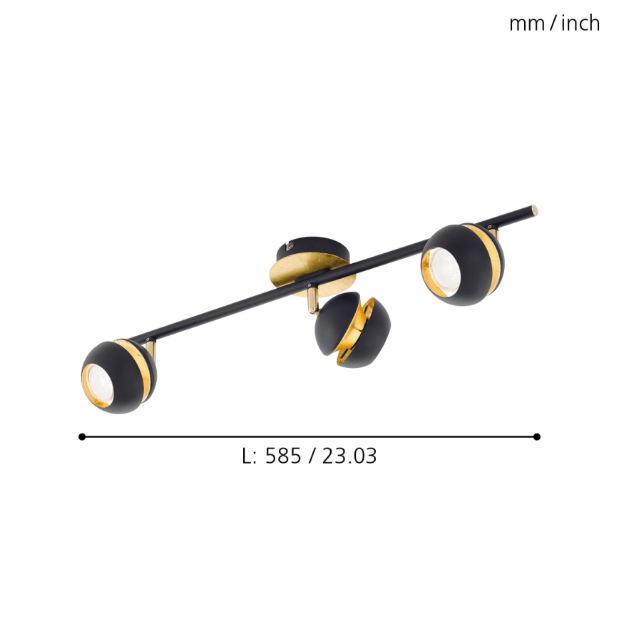 Eglo - Foco LED 3xGU10-LED/4W/230V