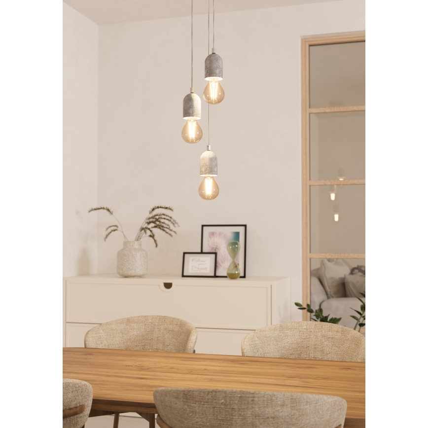 Eglo - Lámpara colgante 3xE27/60W/230V