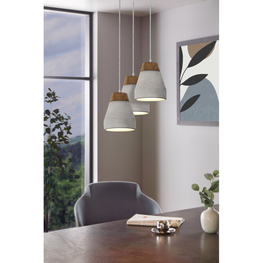 Eglo - Lámpara colgante 1xE27/60W/230V