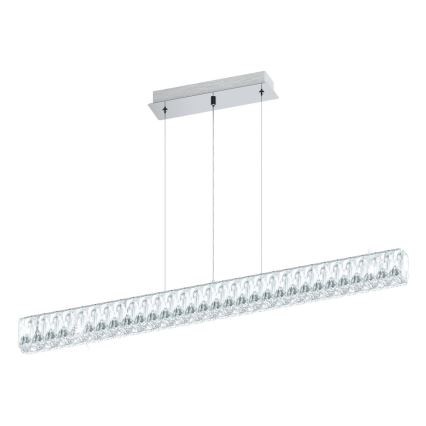 Eglo 95543 - Lámpara colgante cristal regulable TELLUGIO-S LED/36W/230V
