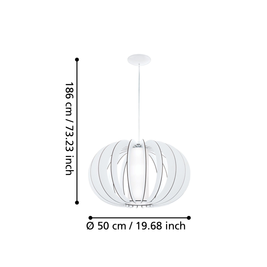Eglo - Lámpara colgante 1xE27/60W/230V