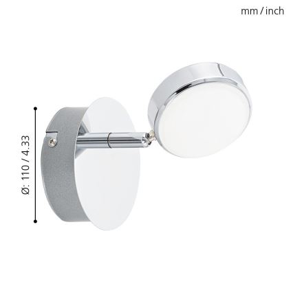 Eglo - Foco LED LED/5,4W/230V