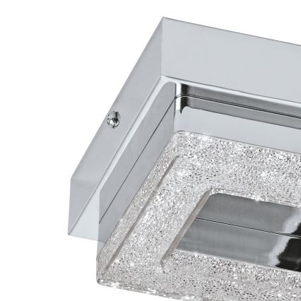 Eglo - Plafón LED cristal 1xLED/4W/230V