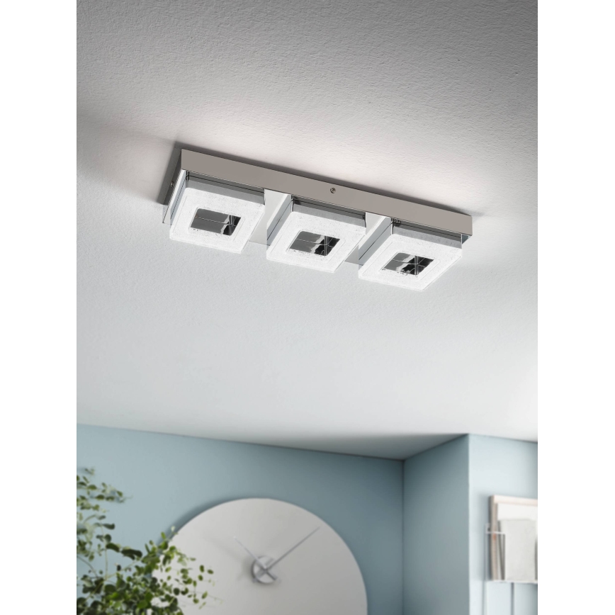 Eglo - Lámpara de techo LED 3xLED/4W/230V