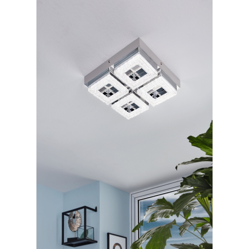 Eglo - Lámpara de techo LED 4xLED/4W/230V