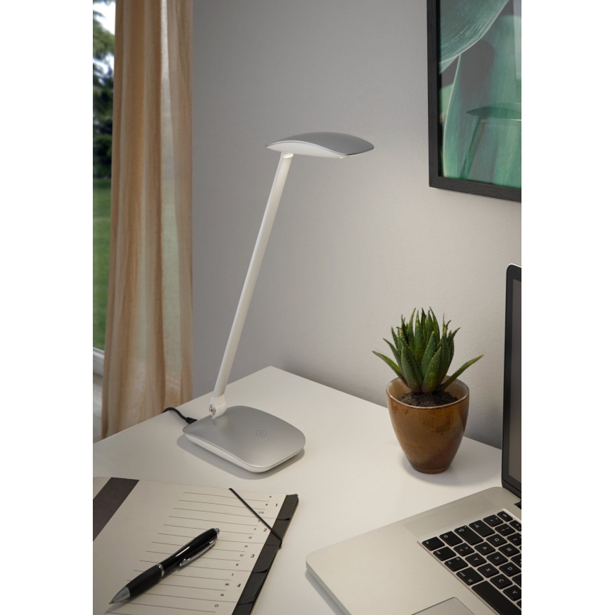 Eglo - Lámpara de mesa LED regulable 1xLED/4,5W/USB