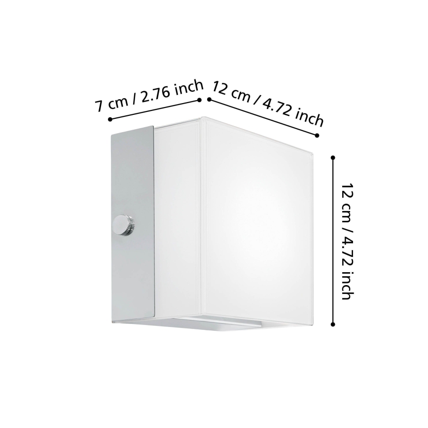 Eglo 95747 - Aplique de pared LED ALEA 2 LED/3,7W/230V