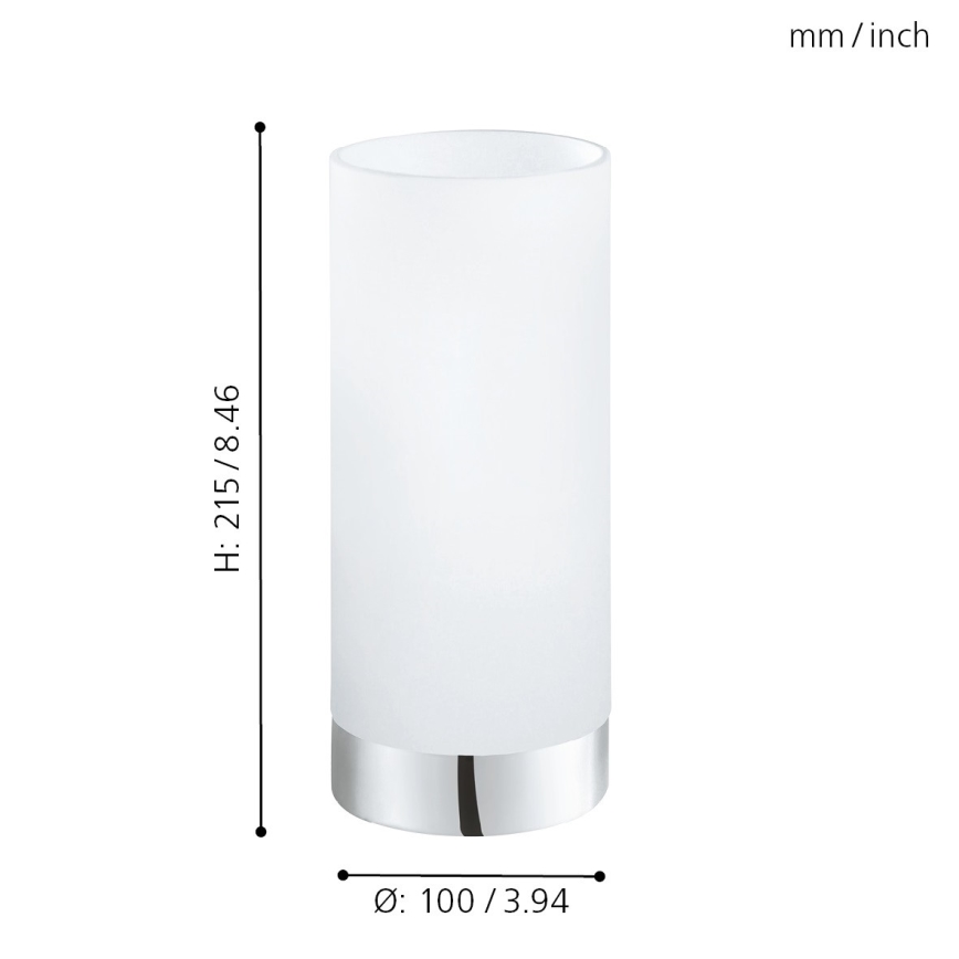 Eglo - Lámpara de mesa 1xE27/60W/230V