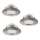 Eglo 95809 - SET 3x lámpara empotrada LED PINEDA 1xLED/6W/230V