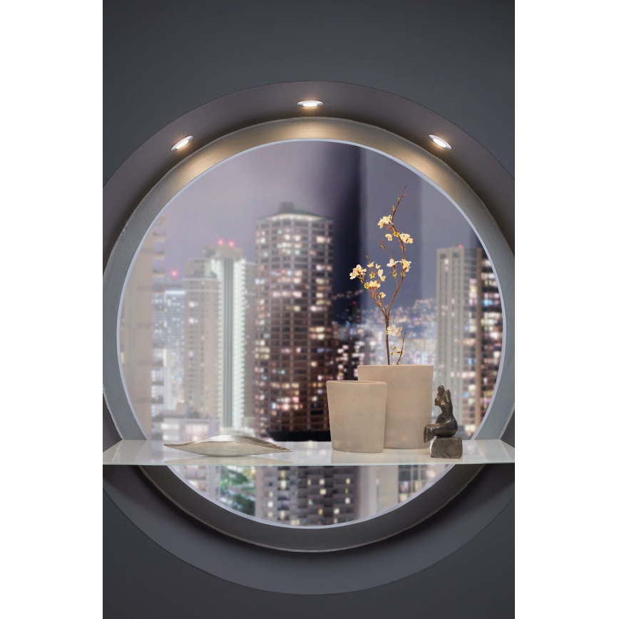 Eglo - Pack de 3 luminarias empotrables LED PINEDA LED/6W/230V