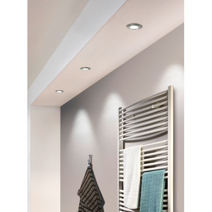 Eglo - SET 3x Iluminación LED empotrada de techo PINEDA 1xLED/4,9W/230V
