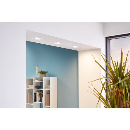 Eglo - Juego de 3 focos empotrables LED PINEDA LED/4,9W/230V