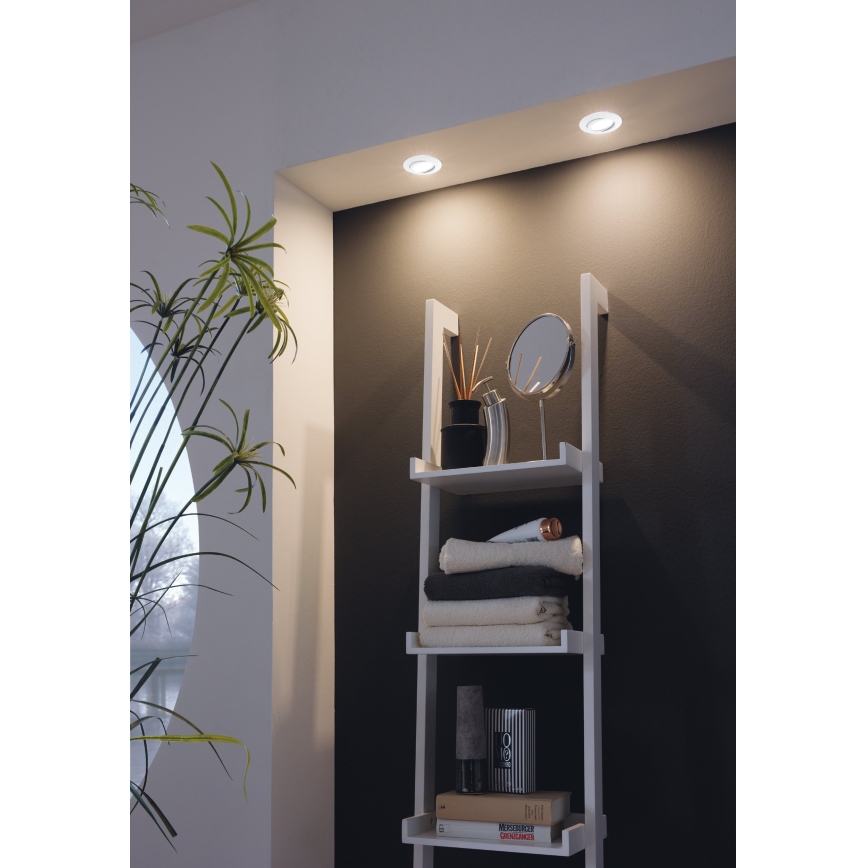 Eglo - Set de 3 luminarias empotrables LED PINEDA LED/4,9W/230V