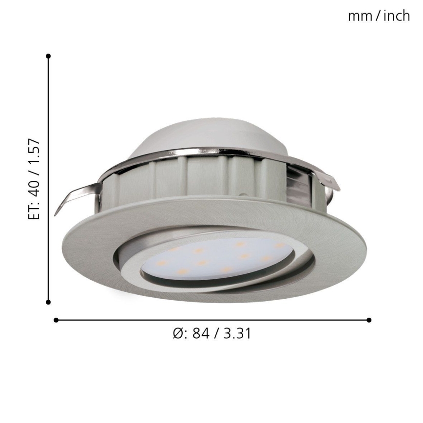 Eglo - Foco empotrado LED/6W/230V