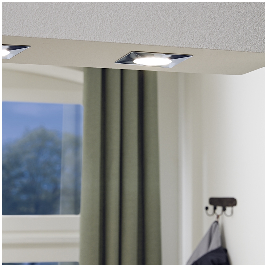 Eglo 95862 - Luminaria LED empotrada PINEDA LED/12W/230V