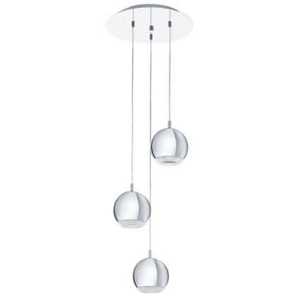 Eglo - Lámpara colgante LED 3xGU10-LED/4W/230V