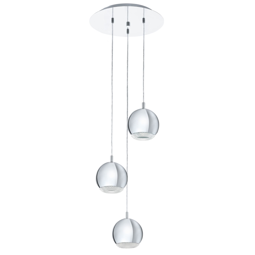 Eglo - Lámpara colgante LED 3xGU10-LED/4W/230V