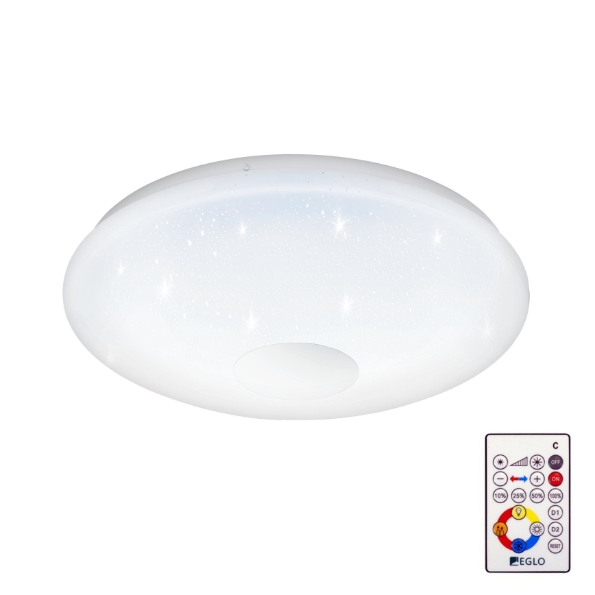 Eglo 95972 - Lámpara de techo LED regulable VOLTAGO 2 LED/20W/230V + mando a distancia