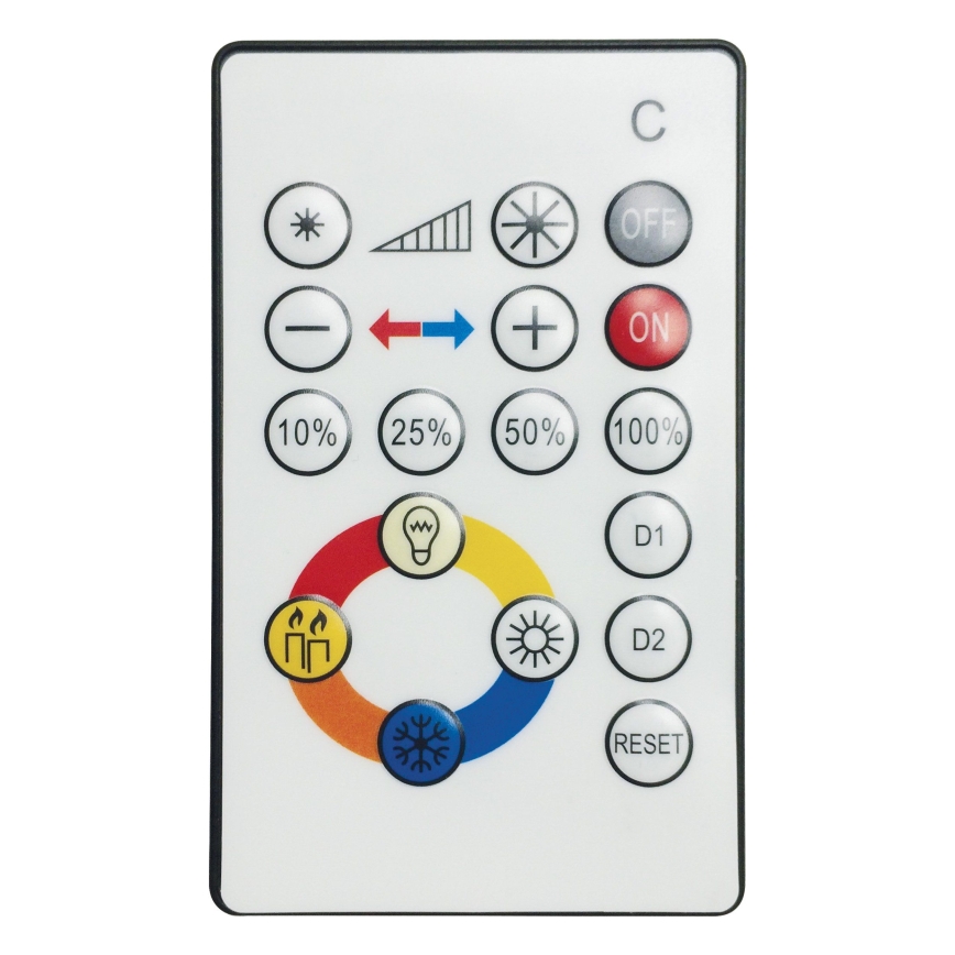 Eglo 95972 - Lámpara de techo LED regulable VOLTAGO 2 LED/20W/230V + mando a distancia