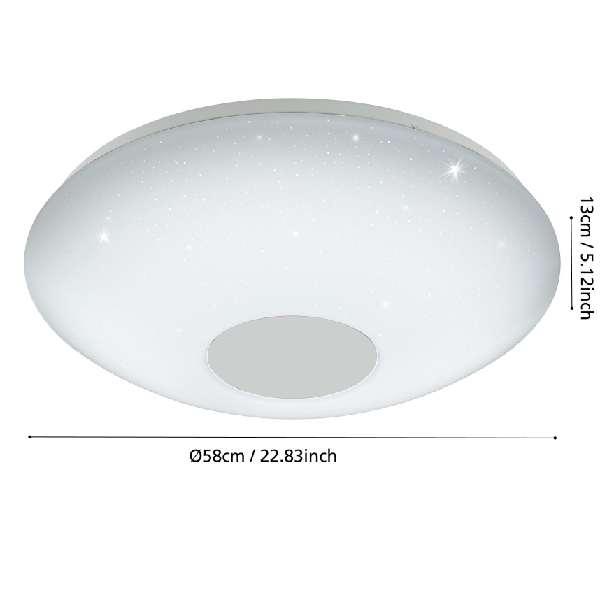 Eglo - Plafón LED regulable LED/30W/230V