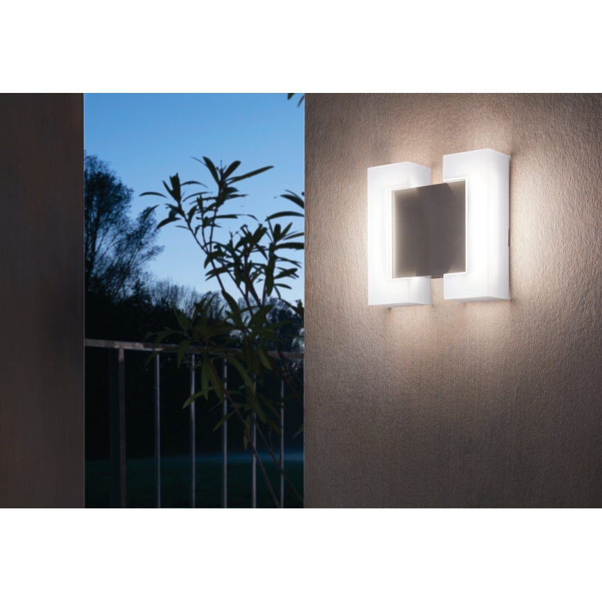 Eglo 95987 - Aplique de pared exterior LED SITIA 2xLED/4,8W IP44