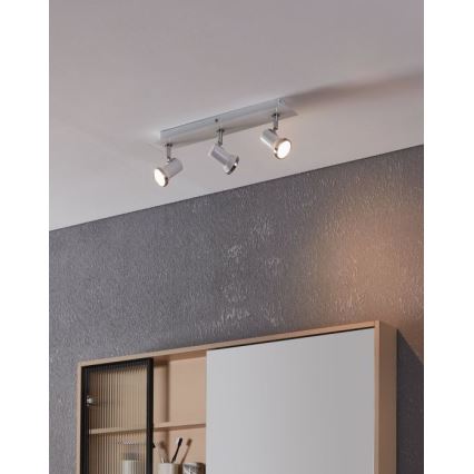 Eglo - Foco LED para el baño 3xGU10-LED/3,3W/230V IP44